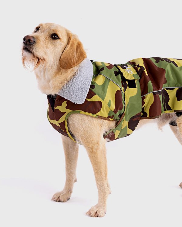 dryrobe Dog - Green Camo Grey - Image 5
