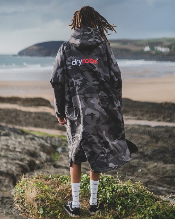 Dryrobe® Advance Long Sleeve - Black Camo - Image 4