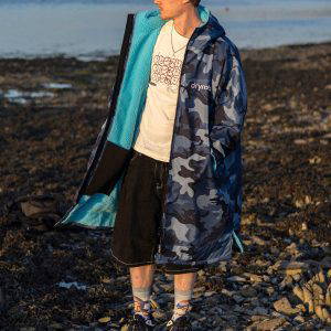Dryrobe® Advance Long Sleeve – Blue Camo